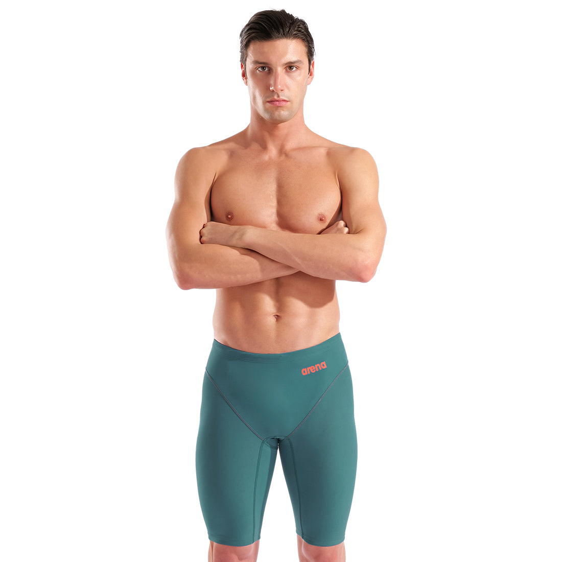 Arena Men’s Powerskin Impulso Jade Aura LE Jammer