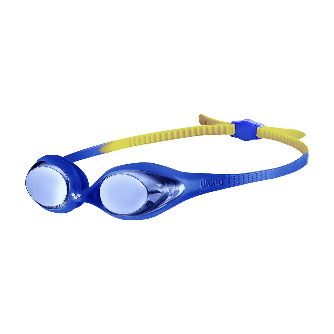 Arena Kids' Junior Spider Mirror Goggles - Blue-Blue-Yellow | GRIT+TONIC