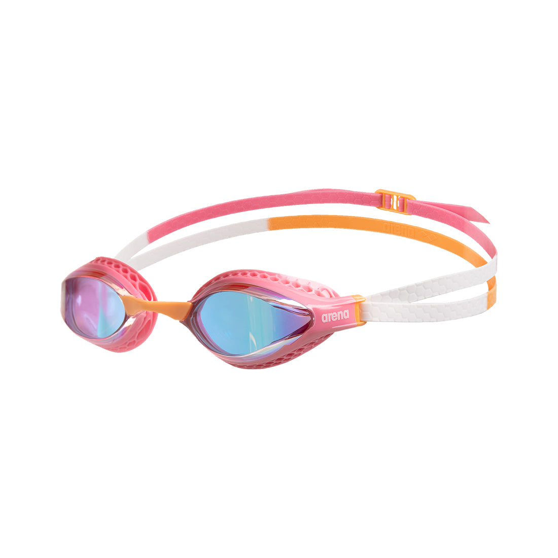 Arena Airspeed Mirror Racing Goggles - Yellow Copper-Light-Pink-Orange | GRIT+TONIC