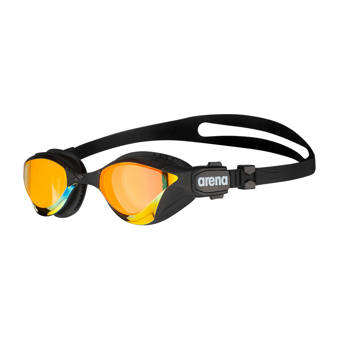 Arena Cobra Tri Swipe Mirror Triathlon Goggles - Yellow Copper-Black | GRIT+TONIC