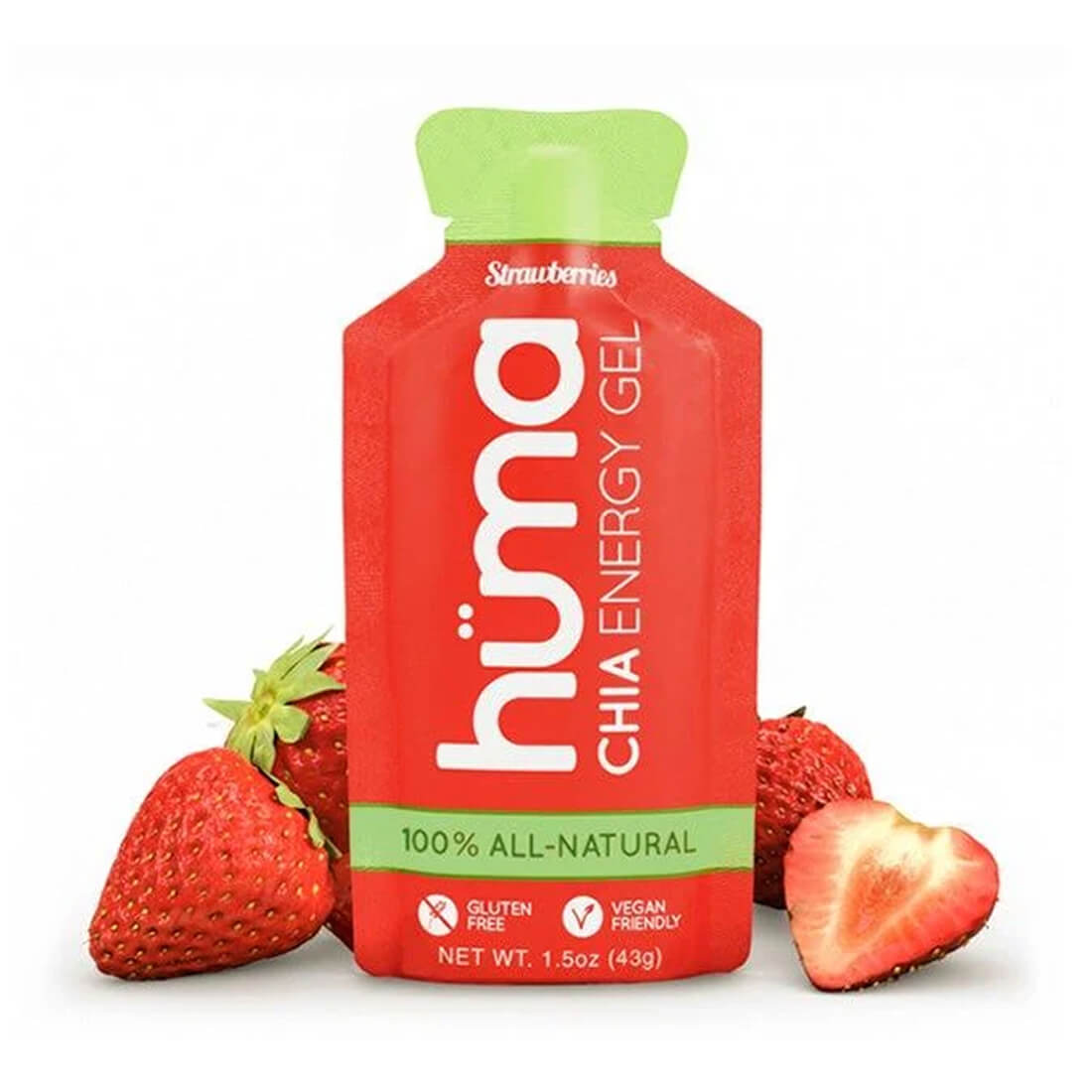 Hüma Chia Energy Gel Strawberries 43gr
