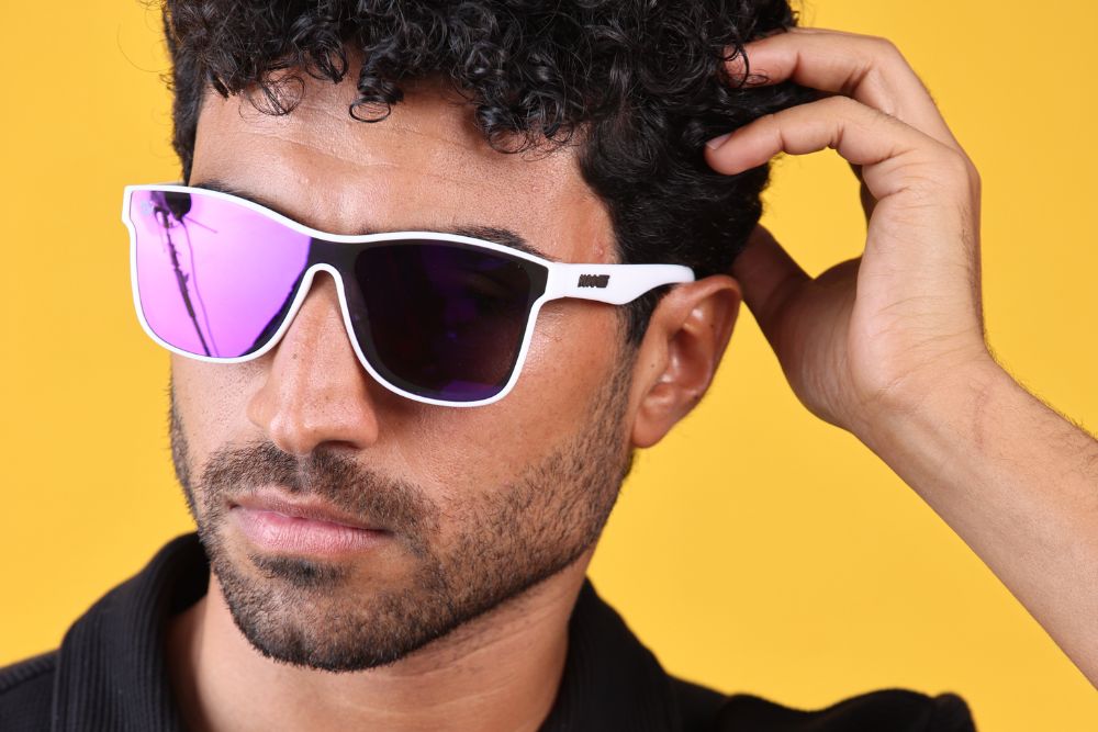 Runnies Nova Series Sunglasses - Purple Rain Check