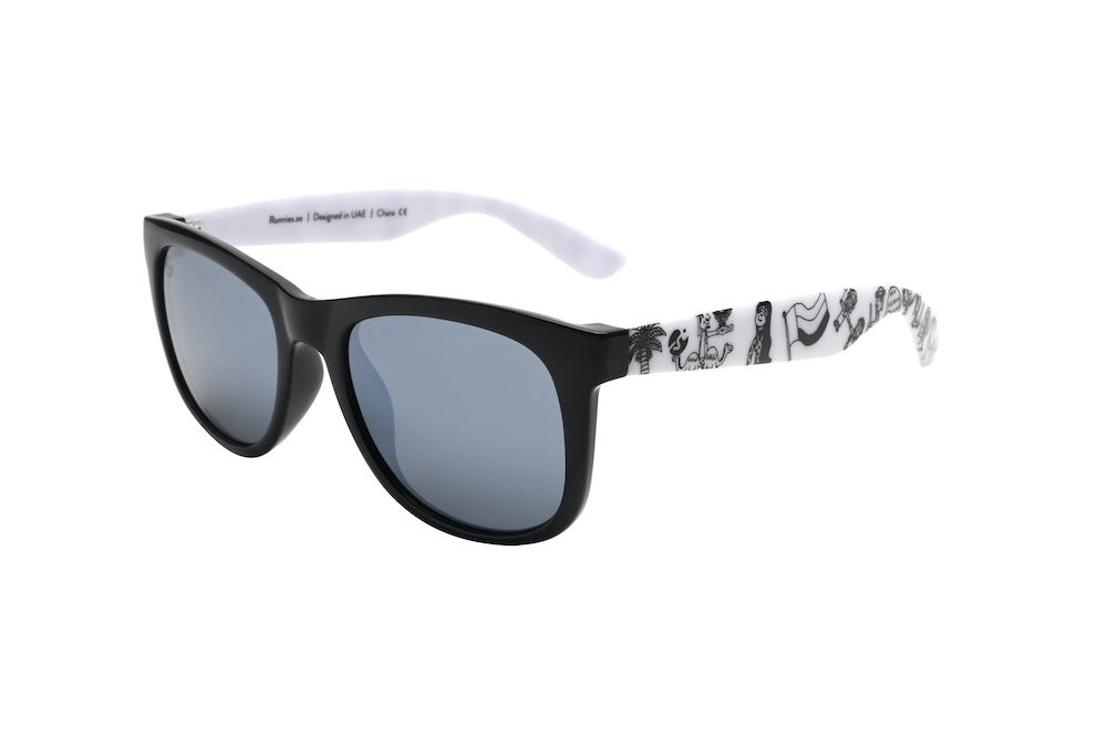 Runnies A.L Limited Edition Sunglasses in Black and White
