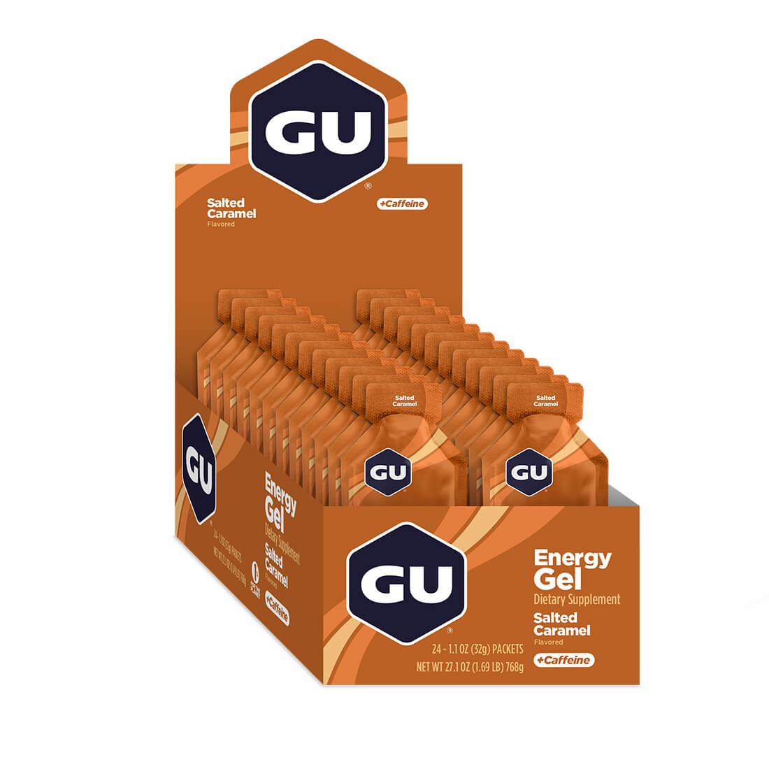 GU Original Energy Gel Box - Salted Caramel - 24 units