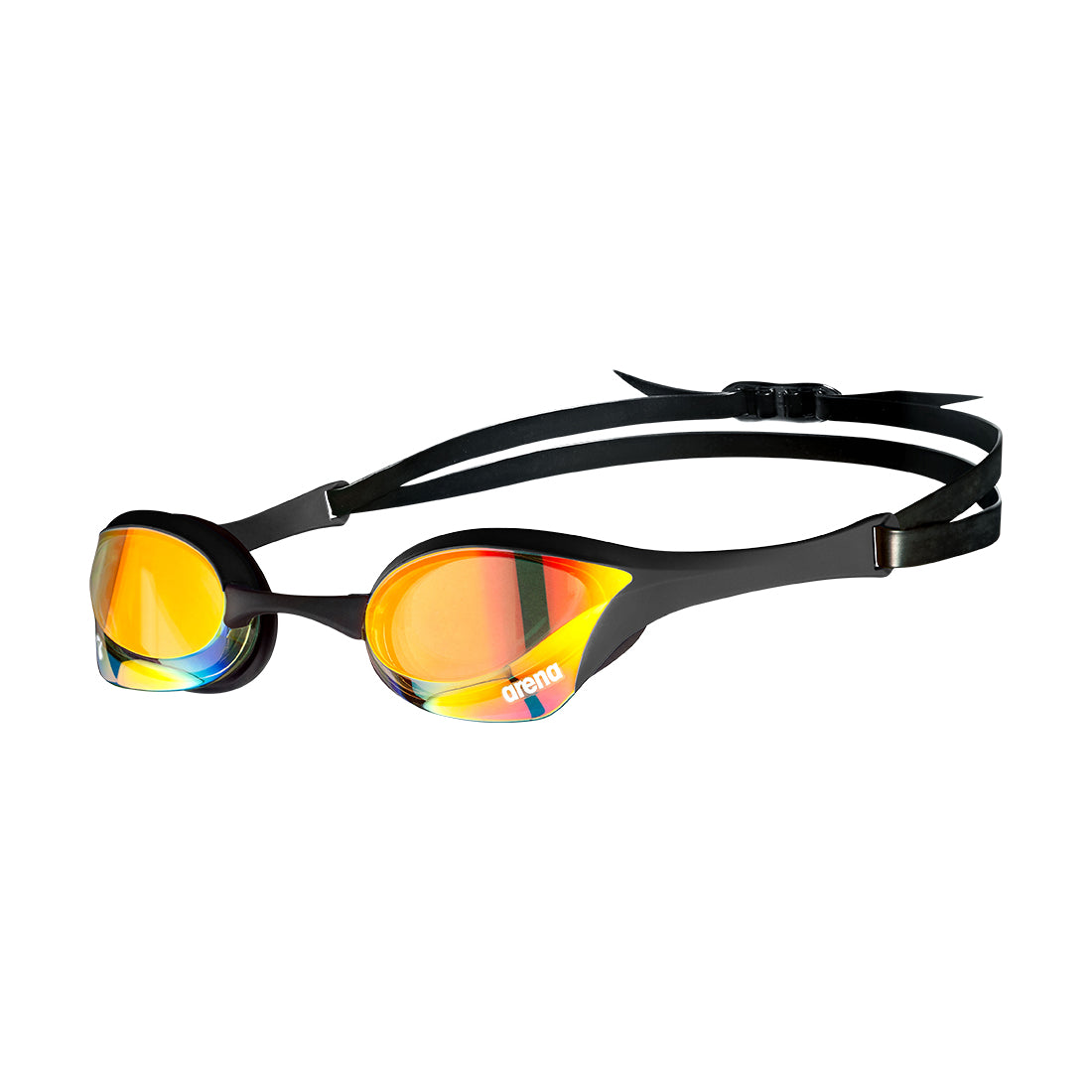Arena Cobra Ultra Swipe Mirror Racing Goggles - Yellow Copper-Black | GRIT+TONIC