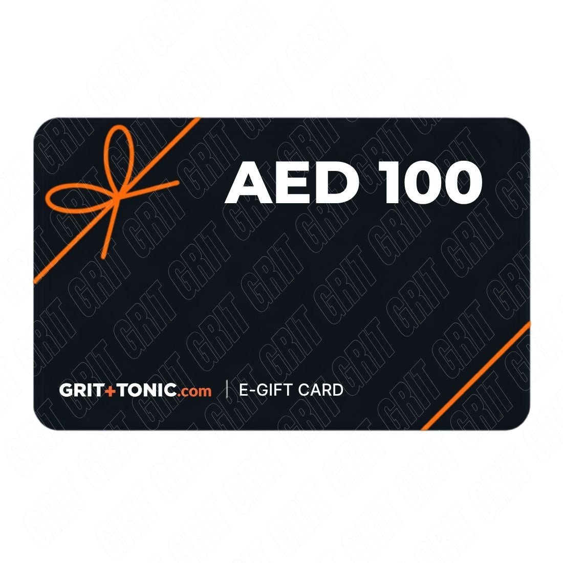 GRIT+TONIC 100 AED eGIFT CARD
