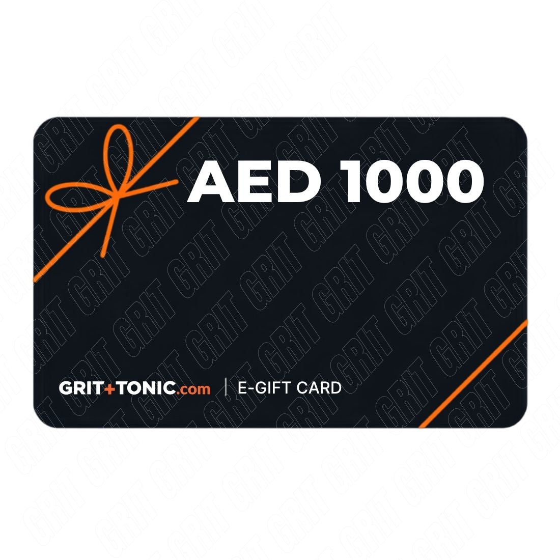 GRIT+TONIC 1,000 AED eGIFT CARD