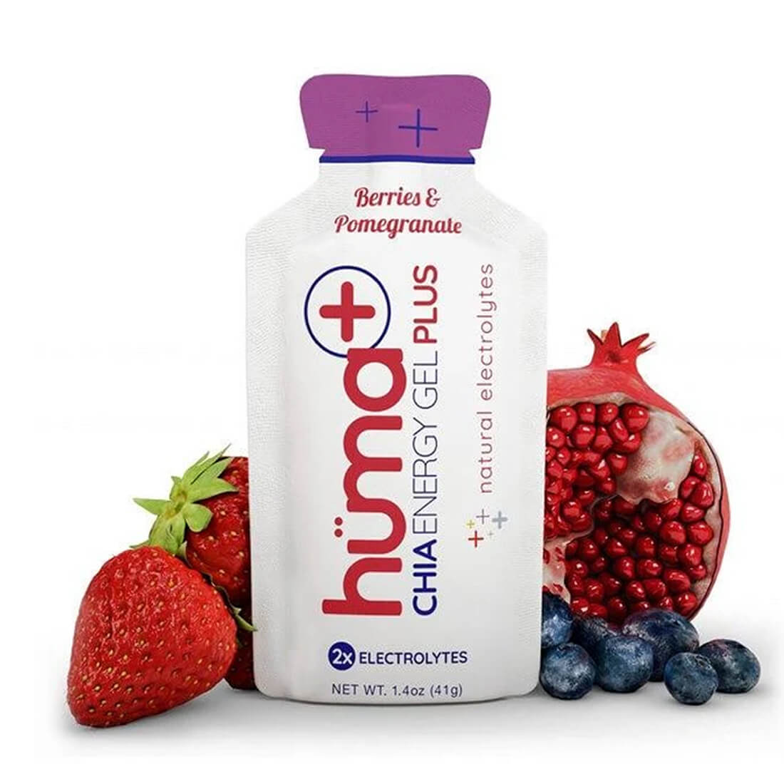 Hüma Chia Energy Gel Plus Berries & Pomegranate 41gr