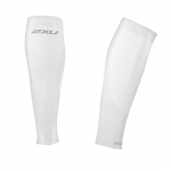 2XU Performance Run Calf Sleeve - White