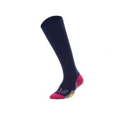 2XU Women 24/7 Compression Socks - Navy/Fandango Pink
