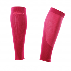 2XU Performance Run Calf Sleeve - Hot Pink