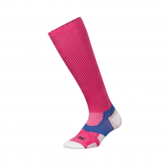 2XU Women Elite Lite X:Lock Compression Socks - Pink Peacock/White