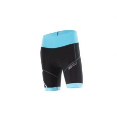 2XU Women Compression Cycle Shorts - Black/Blue Atoll