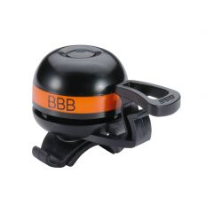 BBB EasyFit Deluxe Bicycle Bell - Black/Orange