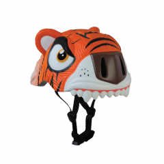 Crazy Safety Kids Helmet - Orange Tiger
