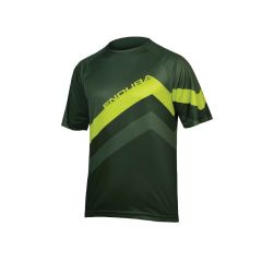 Endura Men's Singletrack Core Print T-shirt - Forest Green