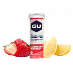 GU Hydration Drink Tabs-Strawberry Lemonade