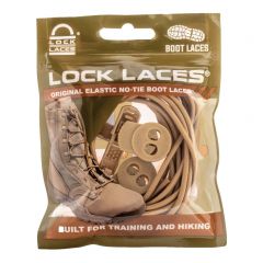 Lock Laces® Original Elastic No Tie 72" Boot Laces - Tan
