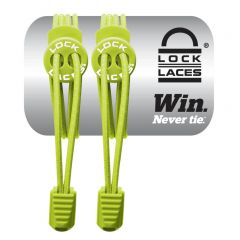 Lock Laces Elastic No Tie Shoelaces - Sour Green Apple