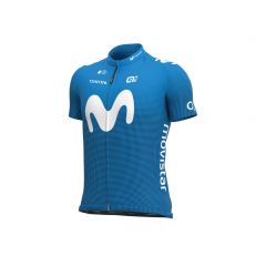 Ale Cycling Movistar Team Men's 2020 Prime Short Sleeve Jersey - Blue