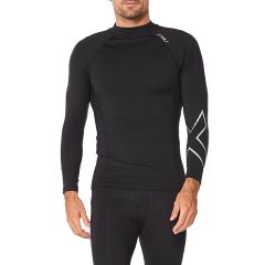 2XU Ignition Compression Long Sleeve Top - Black/Silver