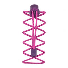 Lock Laces Elastic No-Tie Shoelace - Cabaret/Imperial Purple