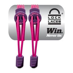 Lock Laces Elastic No-Tie Shoelace - Cabaret/Imperial Purple