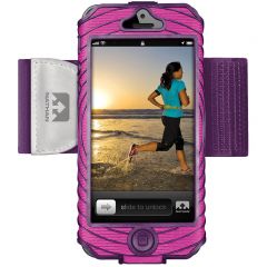 Nathan Sonic Boom Armband For iPhone 5 Pink/Purple