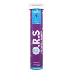 O.R.S Hydration Tablets - Blackcurrant, Tube of 24