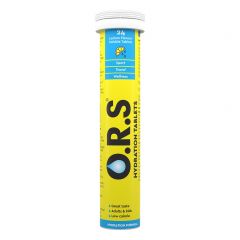 O.R.S Hydration Tablets - Lemon, Tube of 24
