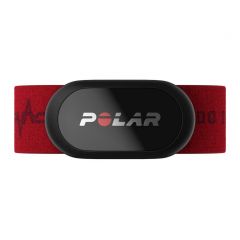Polar H10 Bluetooth Heart Rate Sensor and Soft Strap - Red Beat - M-XXL