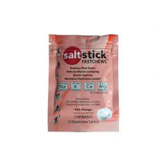 SaltStick Fastchews Electrolyte Tablets for Rehydration, Orange (10ct)