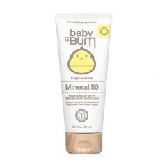 Sun Bum Baby Bum Mineral SPF 50 Sunscreen Lotion - Fragrance Free-3 oz