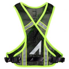 UltrAspire Unisex Neon Reflective Vest - Black/Lime