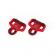 BBB MultiClip Cleat Look KEO Pedal 7 Degree Float - Red